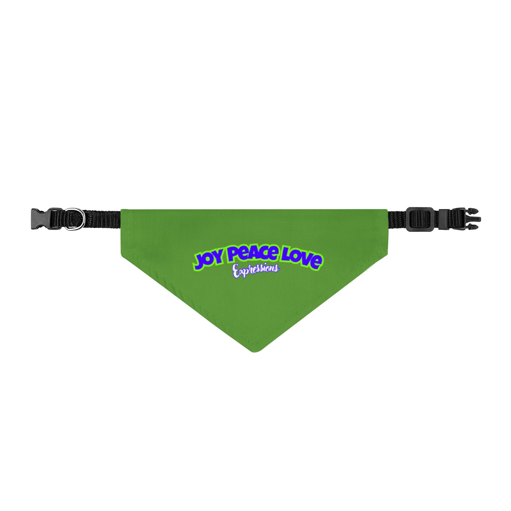 Joy Peace Love Pet Bandana